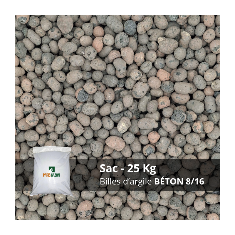 Achat billes d'argile 8/16 en ligne | Paris Gazon
