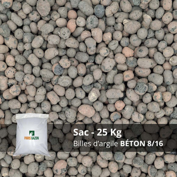 Achat billes d'argile 8/16 en ligne | Paris Gazon