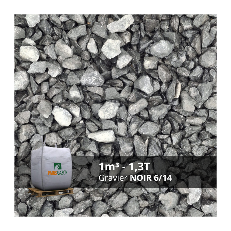 Gravier noir 6/14 | Paris Gazon