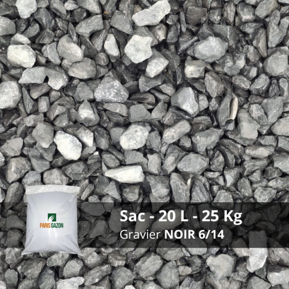 Gravier noir 6/14 | Paris Gazon