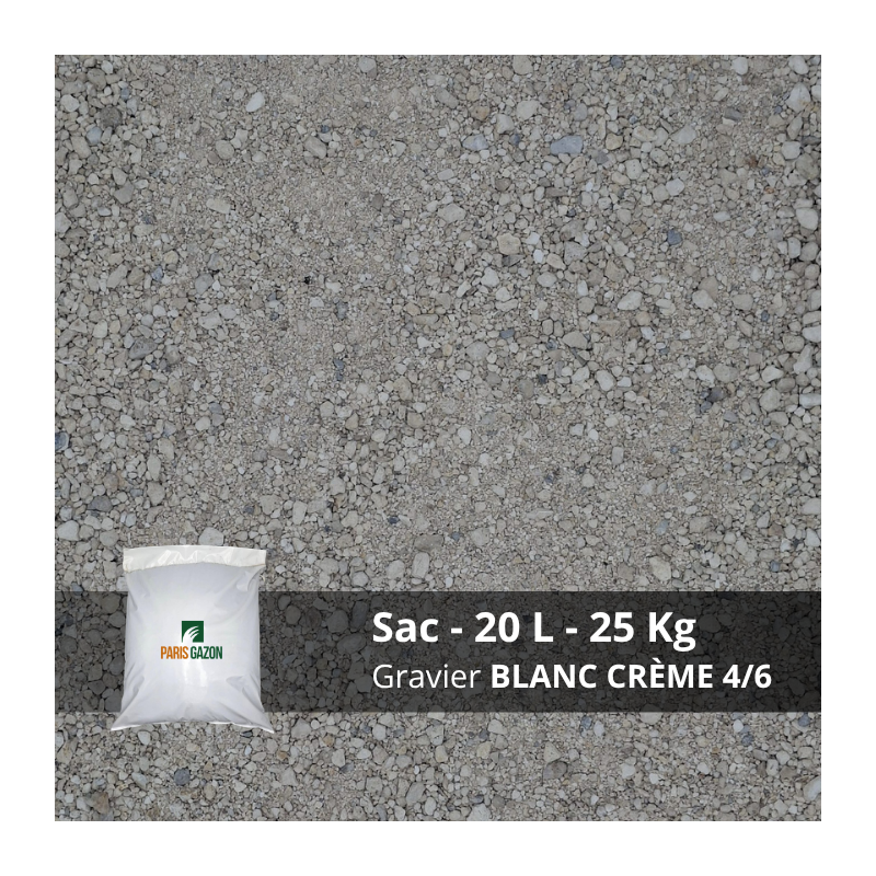Gravier blanc 4/6 | Paris Gazon