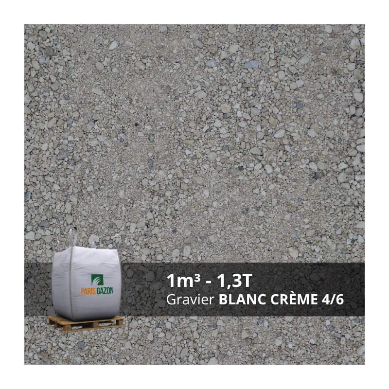 Gravier blanc 4/6 | Paris Gazon