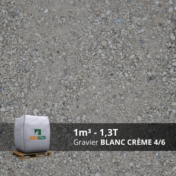 Gravier blanc 4/6 | Paris Gazon