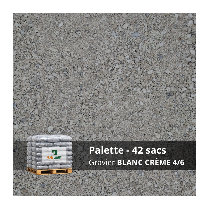 Gravier blanc 4/6 | Paris Gazon