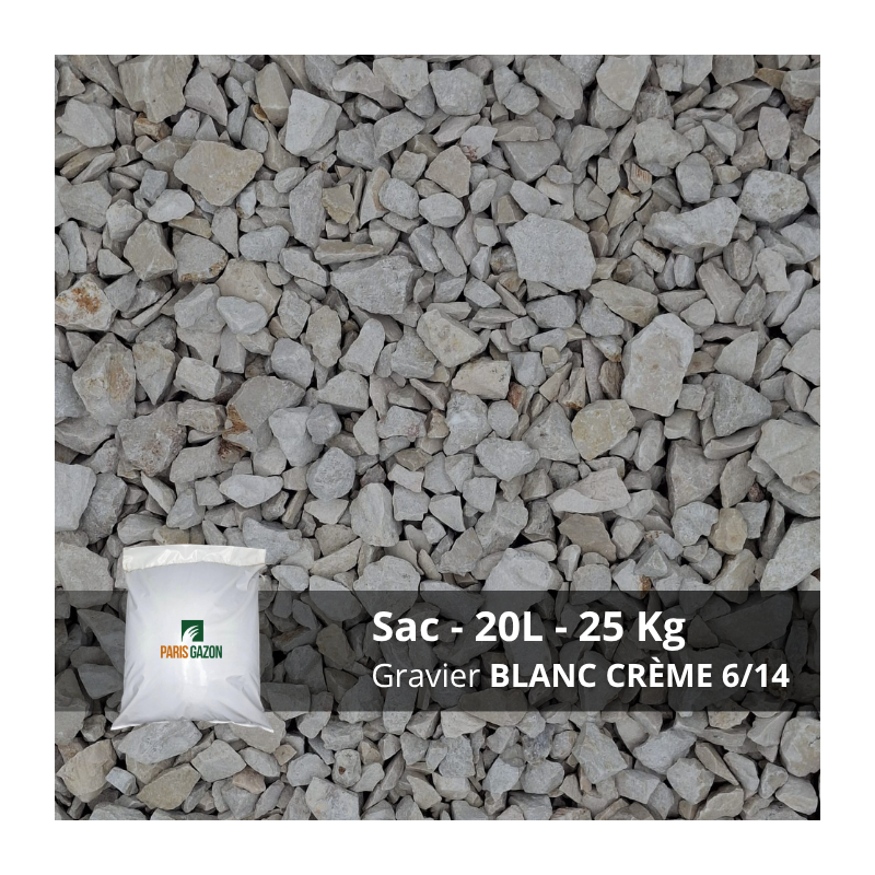 Gravier blanc 6/14 | Paris Gazon