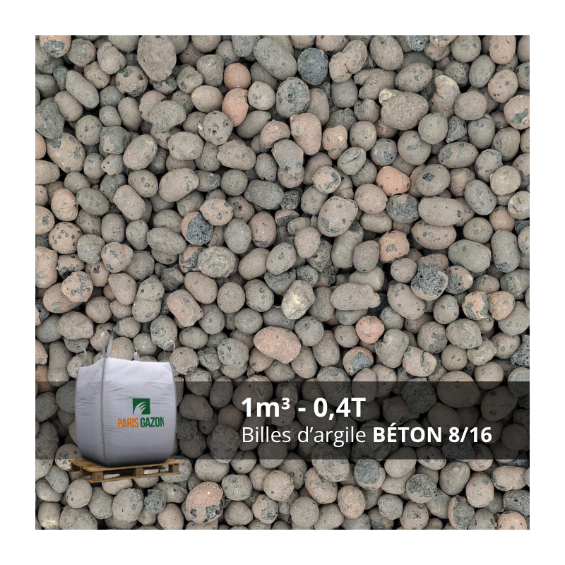 Achat billes d'argile 8/16 en ligne | Paris Gazon