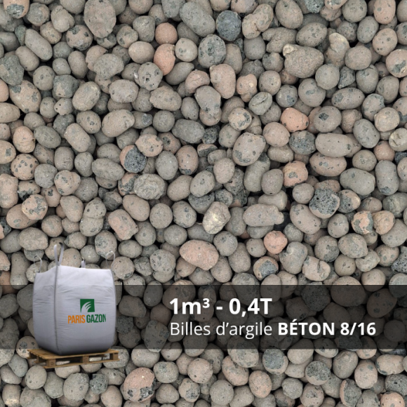 Achat billes d'argile 8/16 en ligne | Paris Gazon