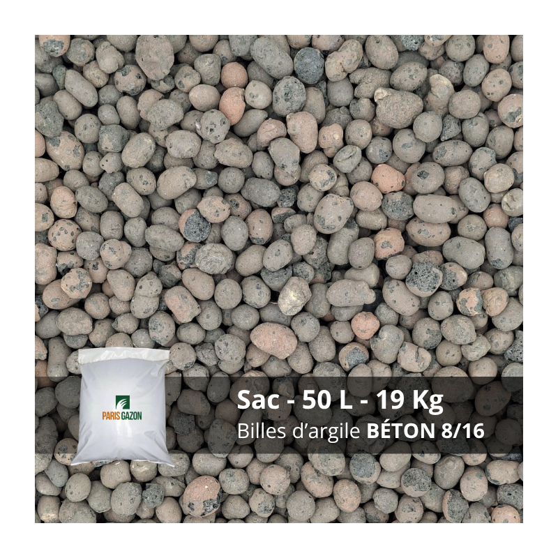 Achat billes d'argile 8/16 en ligne | Paris Gazon