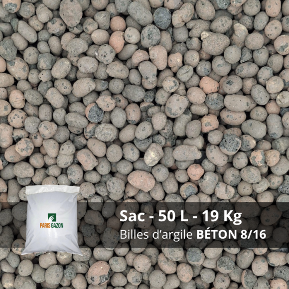 Achat billes d'argile 8/16 en ligne | Paris Gazon