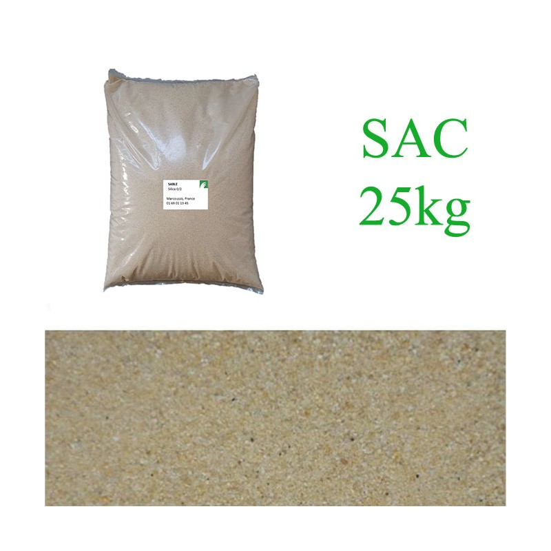 SABLE  HUMIDE 0/2 en sac